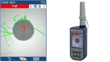 Mesomatic-Single-Fiber-Mikroskop-Stecker-Fail-FOCIS-Flex