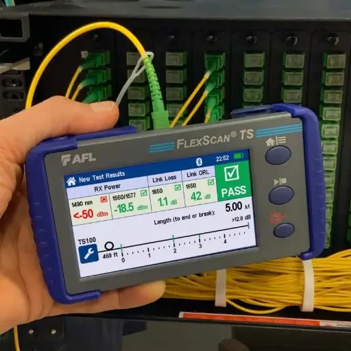 AFL FlexScan TS100 PON Troubleshooter